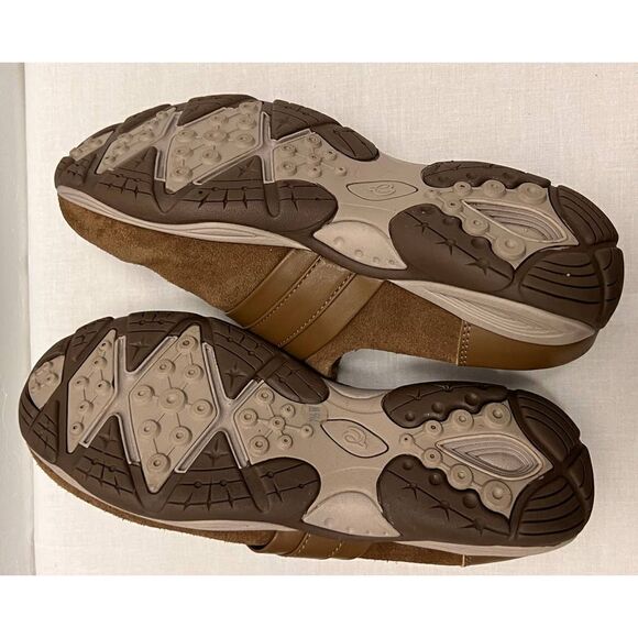 Easy Spirit Eleena Clogs Size 7.5 Wide Medium Brown Suede - Picture 6 of 6